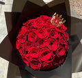 Sweet 50 Wrapped Roses